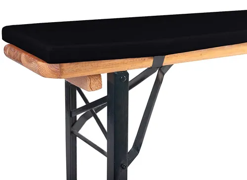 TexDeko Bankauflage mit Reißverschluss und Polsterung zum selber Aufziehen, (1 St), 220x25x2cm/4cm, Top Qualität