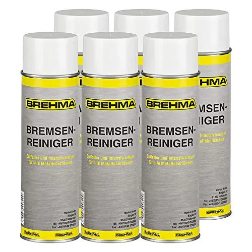 6xBREHMA Bremsenreiniger 500ml Teilereiniger Entfetter