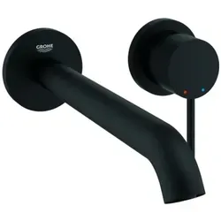 GROHE 2-Loch-Waschtischbatterie Essence phantom black in schwarz von GROHE