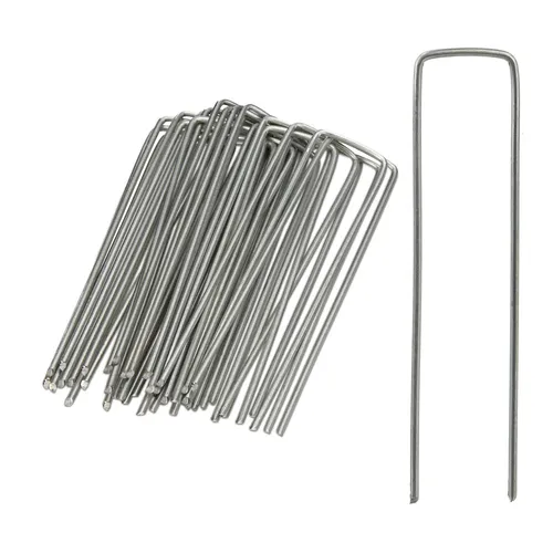 Produktbild Bodenanker verzinkt 25er set Heringe für Zelt Unkrautvlies Befestigung 15 cm