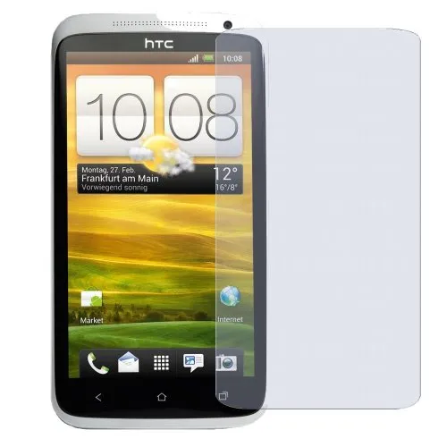 dipos I 2X Schutzfolie klar kompatibel mit HTC One X Folie Displayschutzfolie