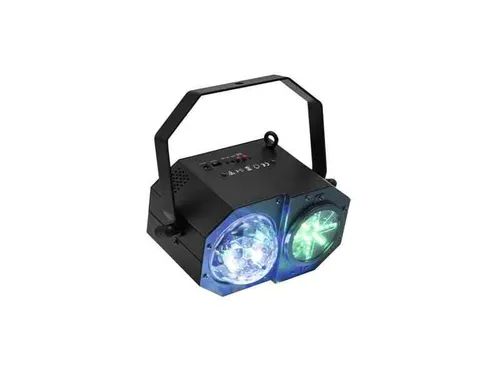 Eurolite LED Mini FE-4 Hybrid Laserflower - Licht-Effekte mit beeindruckenden Laser- und LED-Effekten, ideal für Partys und Events.