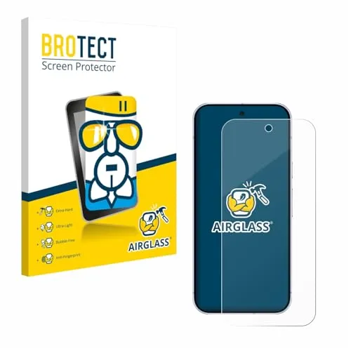 BROTECT Schutzglas für Google Pixel 10 Pro Schutzfolie Panzer Folie Glas Made in Germany [Extrem Kratzfest 9H, Anti-Fingerprint, Ultra-Transparent]
