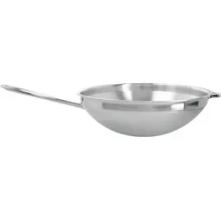 Demeyere Apollo 7 Wok 32 cm - Hochwertige Edelstahlpfanne - Pfannen, 32 cm großer Wok aus hochwertigem Edelstahl für gleichmäßige Wärmeverteilung und perfekte Garergebnisse.
