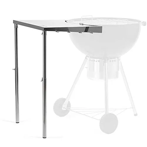 BBQ-Toro Edelstahl Beistelltisch für Kugelgrill Ø 57 cm