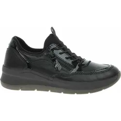 Jana bequeme Schnürer schwarz - Damen Halbschuhe in Gr. 38 - Die Jana Schnürer bieten höchsten Tragekomfort mit einer gepolsterten Einlegesohle und einer eleganten Optik. Ideal für den Alltag, vegan und aus hochwertigen Materialien gefertigt.