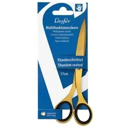 Universalschere 17cm gold
