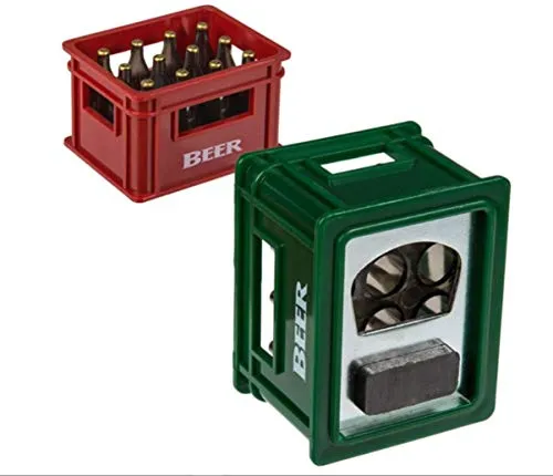 Flaschenöffner mit Magnet im Bierkisten Design 2 Stück Set farbig sortiert