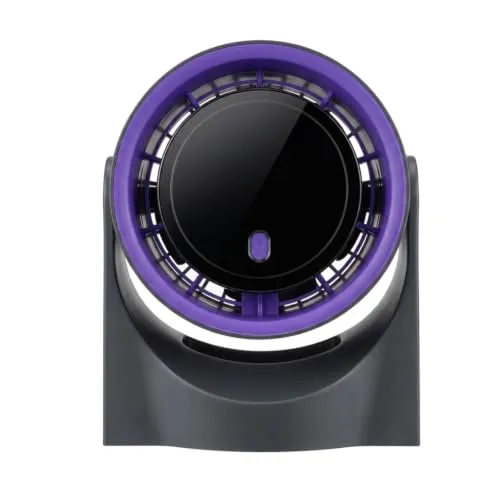 HAC24 2-in-1 Akku Tischventilator & Wandventilator 16,5 × 13 cm LED-Display 5 Stufen Timer Ventilator