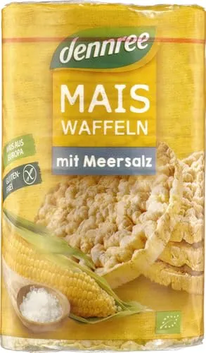 dennree Bio Maiswaffeln mit Meersalz (1 x 120 gr)