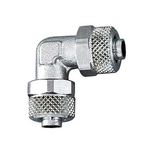 RIEGLER 110582-13.800-10 Winkelverbinder, für Schlauch 10/8 mm, SW 12, Messing vernickelt, 1Stk