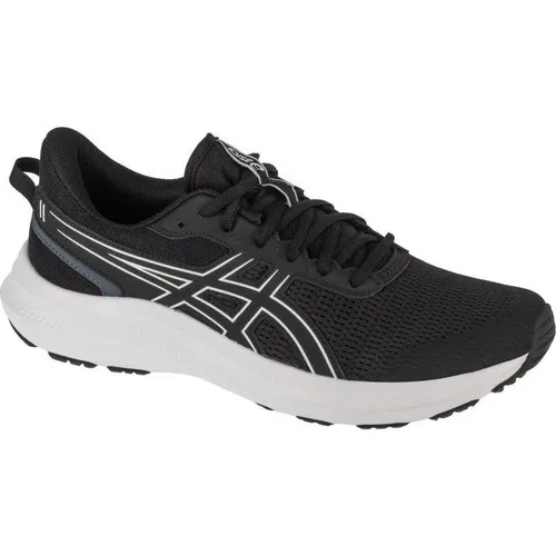Asics JOLT 5 Laufschuh schwarz 42 EU - Laufschuhe für Herren in Größe 42, atmungsaktives Obermaterial und leicht profiliertes Gummilaufsohlenmaterial für optimalen Komfort beim Laufen.