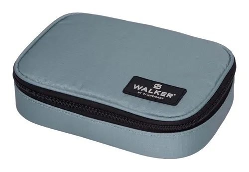 Walker by Schneiders Federmäppchen Pencil Box Big grün - Geräumiges Federmäppchen aus strapazierfähigem Polyester, ideal für Schule und Büro. Mit 22,5 cm Breite bietet es ausreichend Platz für alle Schreibutensilien.