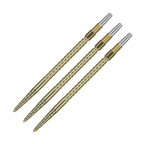 Target Darts Swiss Point DS Dart Points (3 Pack Set of Tips) 35mm, Gold