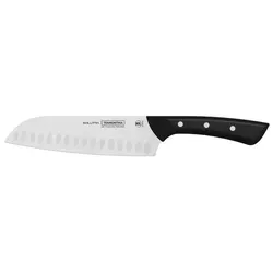 Xxxl Santokumesser Solutta 37 cm - Küchenmesser aus rostfreiem Metall mit FSC-Zertifizierung, ideal für präzises Schneiden und vielseitige Anwendungen in der Küche.