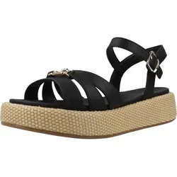 Tommy Hilfiger Wedge Sandale mit Schnallenverschluss - Stylische Plateau-Sandale von Tommy Hilfiger mit rutschfester Sohle für sicheren Halt. Ideal für Sommerlooks – kombinierbar mit Jeans oder Bluse für jeden Anlass.