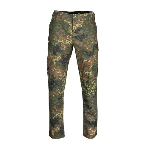 US BDU Hose R/S Slim Fit flecktarn - NEU - Wanderhosen in Größe XL, ideal für Camping und Outdoor-Aktivitäten mit militärischem Design und hoher Funktionalität.