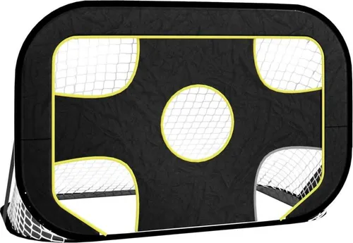 Fußballtor mit Torwand – 2-in-1 Trainingsnetz von vidaXL - Trainingshilfen für Kinder, Jugendliche und Erwachsene. Das tragbare Fußballtor bietet ein 2-in-1 Design für Technik- und Ballhandhabungstraining – ideal für Outdoor-Einsätze!