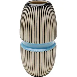 Kare Design Vase Calabria, Blau in blau von Kare-Design