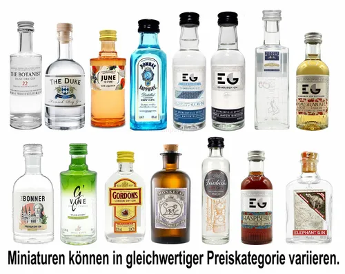 Gin Mini Set Probierset 15er