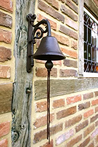 Antikas | Glocke | Schöne Gartenglocke | Toller Klang | Türglocke in Antik Optik