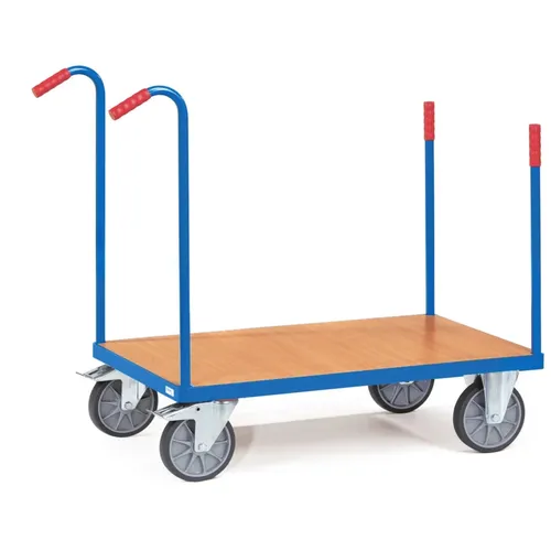 Fetra 2580 Plattformwagen - 400kg Traglast - Transportgeräte & Rampen - Robuster Plattformwagen mit pulverbeschichtetem Stahlgestell, ideal für schwere Lasten und langlebigen Einsatz.