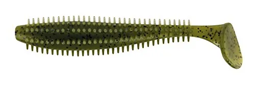 Fox Rage Spikey Shad Gummifische 9cm, Farbe:Green Pumpkin