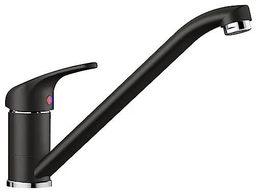 DARAS Hochdruck Küchenarmatur SILGRANIT schwarz 526152 in schwarz von BLANCO