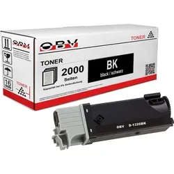 OBV Kompatibel 593-10258 DT615 Toner passend für Dell 1320c 1320cn 2130cn 2135cn - schwarz 2000 Seiten