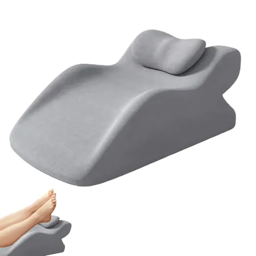 GBKDQQ Venenkissen Beinhochlagerungskissen, Venenkissen mit Memory-Schaum, Aufblasbare Keilkissen für Beine, Beinkissen Hochlagerung, Keilkissen Bett mit Abnehmbaren Bezug, für Sofa, Bett und Zuhause