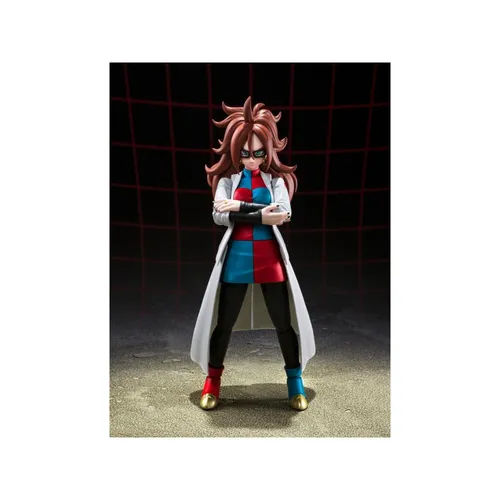 Bandai Tamashii - Dragon Ball FighterZ - C-21 Android 21 Lab Coat Version - SHF - Action- & Spielfiguren, detailgetreue Nachbildung der beliebten Figur aus Dragon Ball FighterZ für Sammler und Fans.