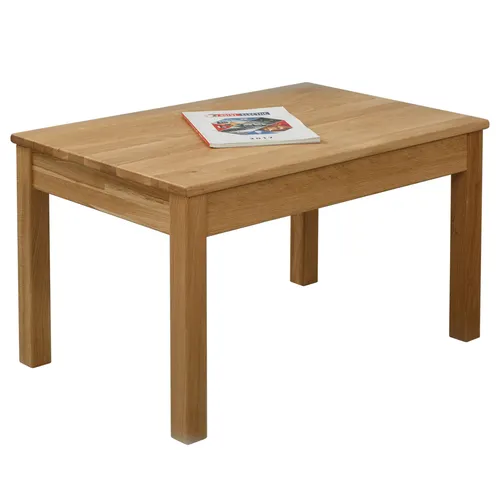 Krok Wood Couchtisch Tomas aus Massivholz (Eiche, 75 x 50 x 45 cm)