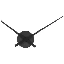 Karlsson Wanduhr Schwarz, Metall 44x44x5 cm – Stilvolle Wanddekoration