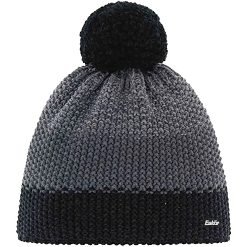 Produktbild Eisbär Star Pompon MÜ Hut in Schwarzmel-Anthrazit-Graumel