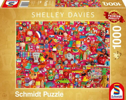 Vintage Spielzeug|Shelley Davies|1000 Teile|59699|Schmidt Premium Puzzle|NEU