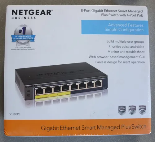 Netgear GS108PE-300EUS Switch