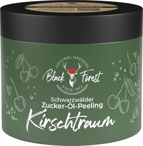 Original Hagners Black Forest Schwarzwälder Zucker-Öl-Peeling Kirschtraum (150 ml)