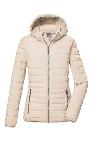 G.I.G.A. DX Damen Steppjacke mit abzippbarer Kapuze - Funktionsjacke für Damen, wasserabweisend und winddicht mit PFAS-freier Imprägnierung, ideal für wechselhaftes Wetter.