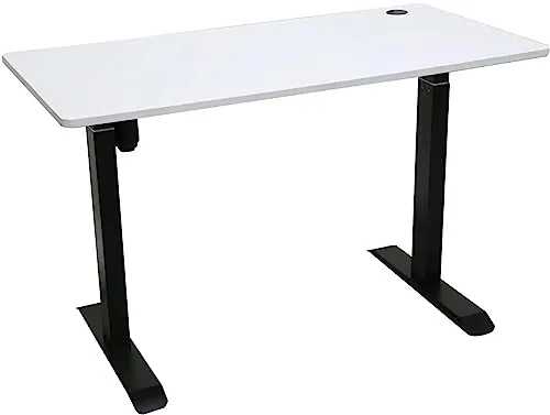 LMG Germany Höhenverstellbares Tischgestell - Ergonomisch und Leise - Höhenverstellbares Tischgestell (100-160 cm), elektrisch mit leisen Motor und Anti-Kollisionsschutz. Ideal für ergonomisches Arbeiten im Homeoffice oder Büro.
