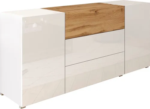 INOSIGN Sideboard BERLIN – Moderne grifflose Kommode 150 cm
