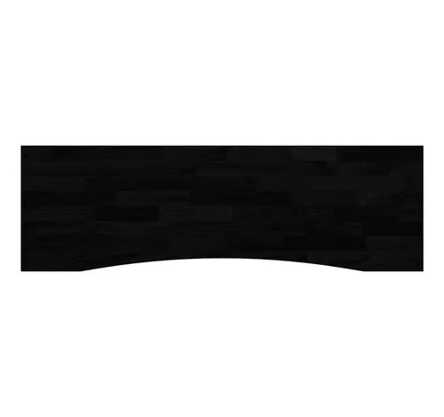 vidaXL Schreibtischplatte Dunkelbraun 160x50x2,5 cm aus Massivholz Eiche - Schreibtische: Robuste und langlebige Tischplatte aus massivem Eichenholz, ideal für individuelle Schreibtischlösungen mit natürlicher Ästhetik.