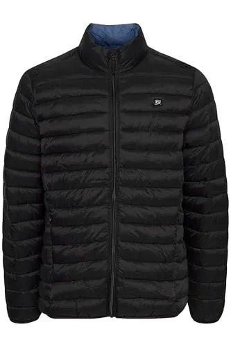 Blend Steppjacke Bhromsey in Schwarz - Modische Funktionsjacke aus 100% Nylon, pflegeleicht und ideal für den Alltag. Hochschließender Kragen und Reißverschlusstaschen bieten zusätzlichen Komfort.