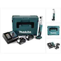 Makita DTL 061 RGJ Akku Winkelschlagschrauber 18V - Akkuschrauber mit 60Nm Drehmoment, ideal für enge und schwer erreichbare Stellen, inkl. 2x 6,0Ah Akkus und Ladegerät für maximale Flexibilität.