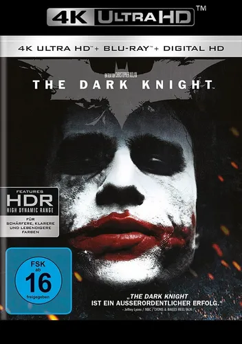 The Dark Knight - 4K Ultra HD Blu-ray + Blu-ray # UHD+BLU-RAY-NEU