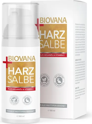 Produktbild BIOVANA Harzsalbe Plus | feuchtigkeitsspendene Creme | für alle Hauttypen | 100 ml Inhalt