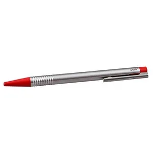 LAMY Kugelschreiber logo silber, Schreibfarbe: rot, 1 St.