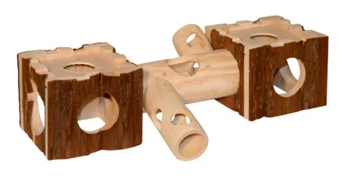 Kerbl Nagerhaus Hamsterburg Nature 40 cm x 12 cm x 10 cm 82786