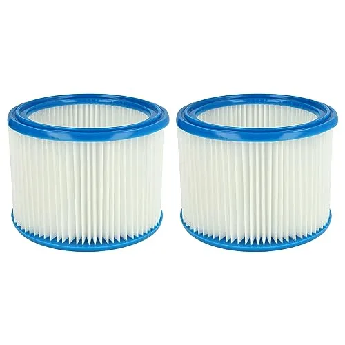 vhbw Filterset 2x Faltenfilter kompatibel mit Herkules 50, SR 20, SR 30, SR 30 A, SR 50 Nass- und Trockensauger - Filter, Patronenfilter