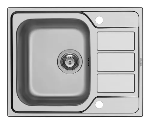 Pyramis Athena Einbauspüle mit Abtropffläche von Pyramis