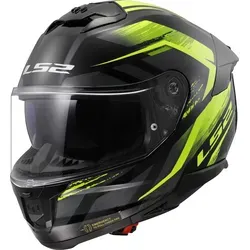 LS2 FF808 Stream II Fury Helm 2XS für Männer – sicher und komfortabel - Motorradhelm mit kratzfestem Visier und atmungsaktivem Innenfutter. Ideal für Fahrten mit hohem Komfort und Sicherheit, ausgestattet mit verstärktem Kinnriemen.